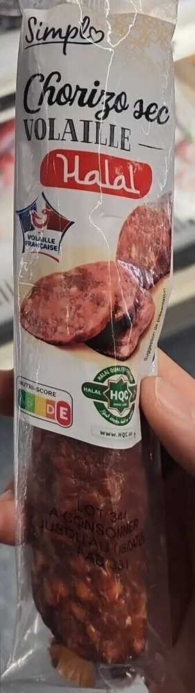 Chorizo sec volaille