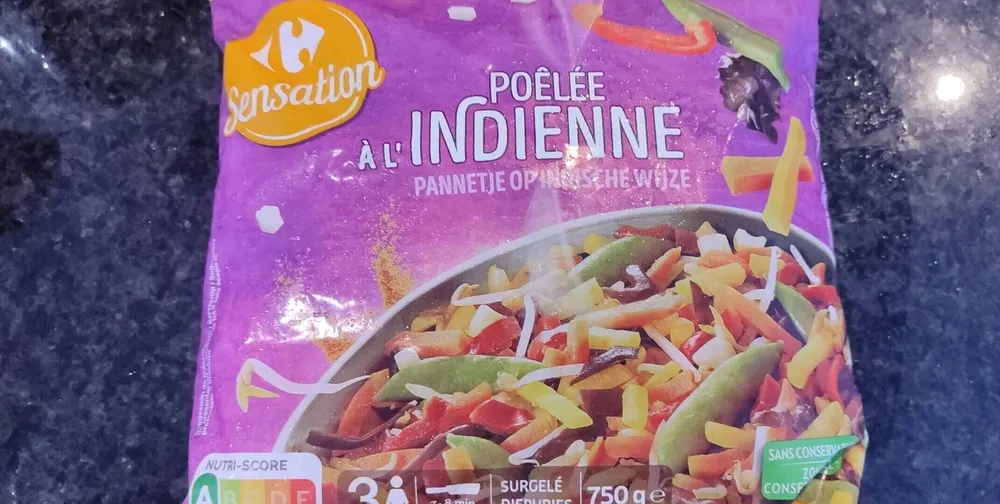 Poêlée à l'indienne