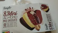 8 Mini ALMOND MILK CHOCOLATE DARK WHITE