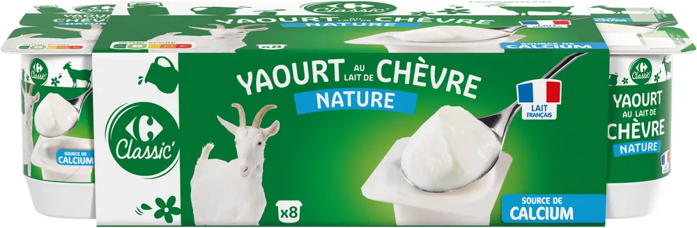 Yaourt au lait de chèvre nature