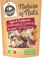 Nature of Nuts - Cajou & Cranberries sans sel ajouté