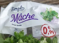 Mâche déjà lavée