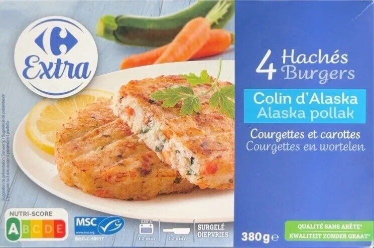 4 hachés burgers Colin d’Alaska