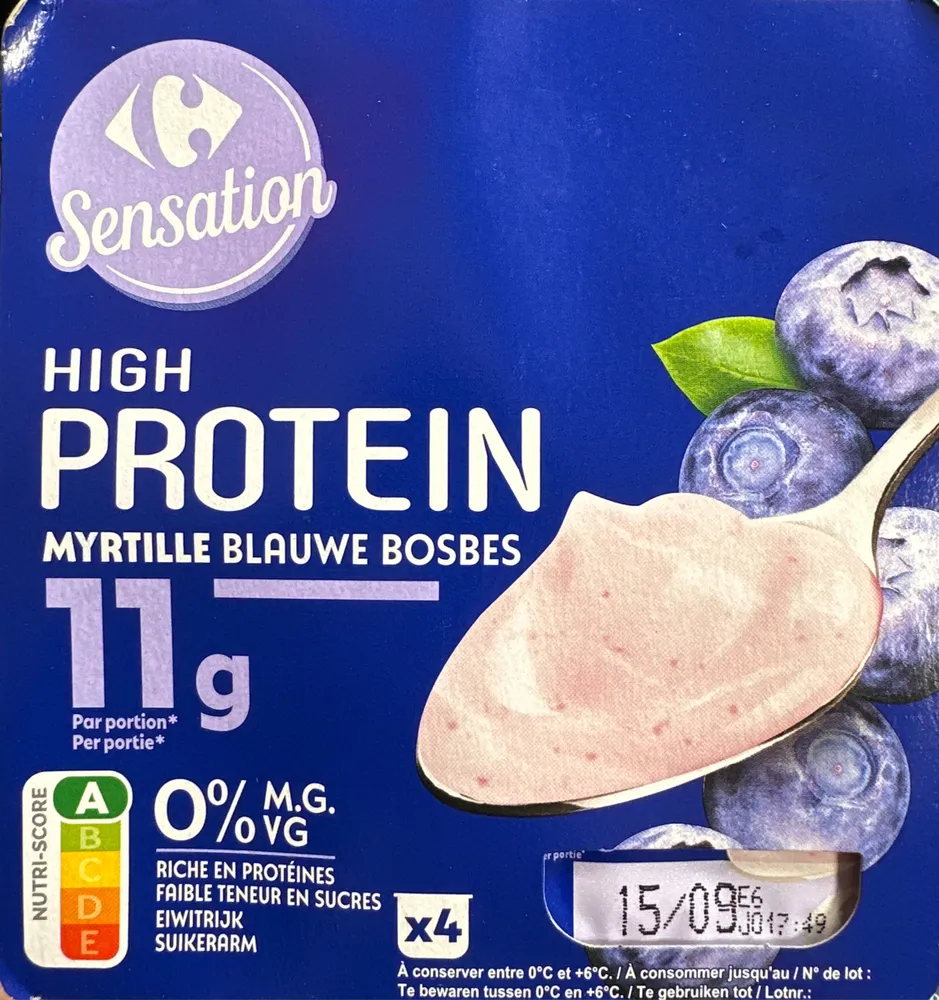 High protein Myrtille