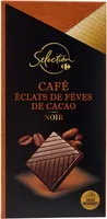 Café éclats de fèves de cacao noir