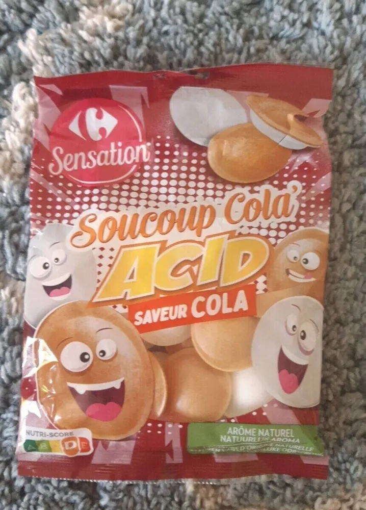 Soucoup cola' acid saveur cola