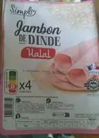 Jambon de dinde Halal