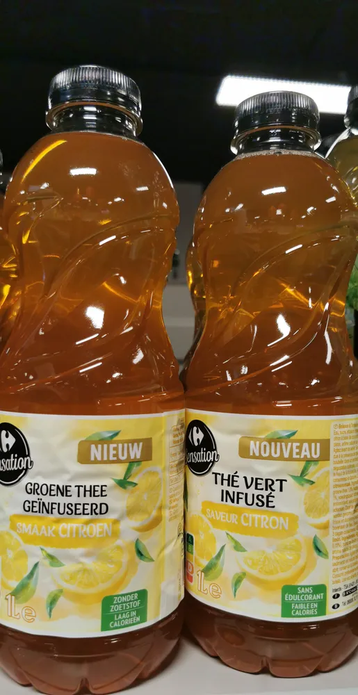 Thé vert infusé