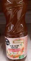 Thé noir infusé saveur pêche Carrefour Sensation