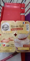 Riz au lait sur lit de caramel