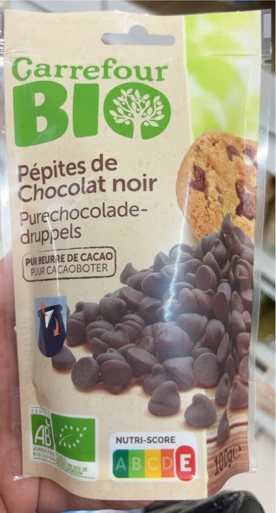 Pepites de chocolat noir