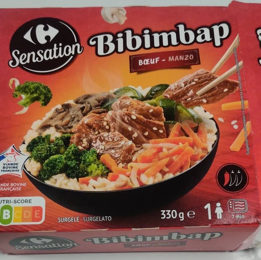 Bibimbap bœuf