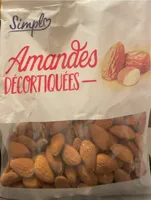 Amandes décortiquées