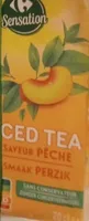 Iced tea saveur pêche