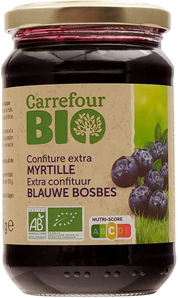 Confiture extra myrtille