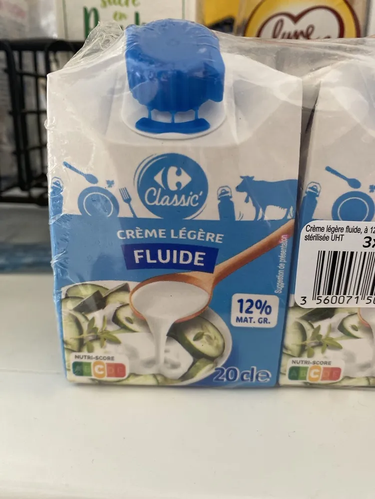 Crème légère fluide