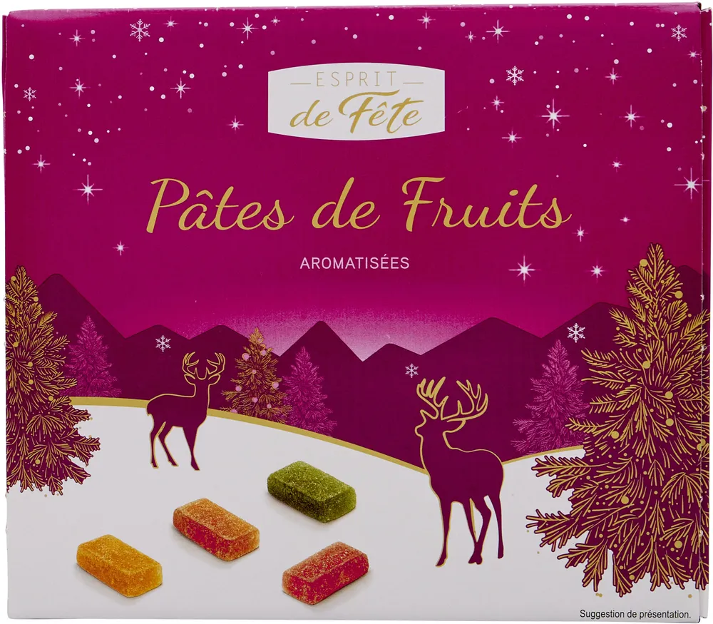 ESPRIT de Fête PÂTES DE FRUITS AROMATISÉES