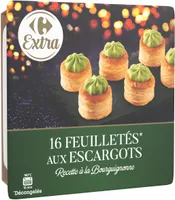 16 Feuilletés aux escargots* Recette à la Bourguignonne