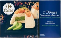 2 Dômes saumon Avocat
