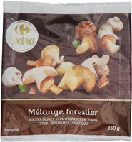 Mélange forestier BOLETS JAUNES, CHAMPIGNONS DE PARIS, CEPES, PLEUROTES, SHIITAKES
