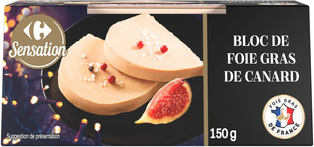 Bloc de foie gras de canard
