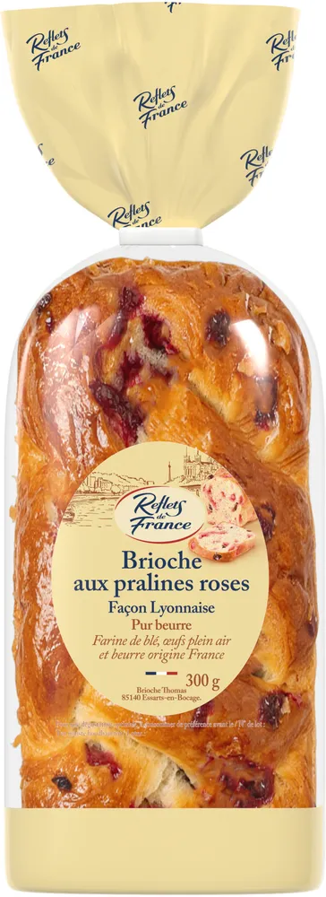Brioche aux pralines roses Façon Lyonnaise