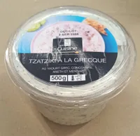 Tzatziki a la grecque au yaourt grec, concombre, aneth et menthe