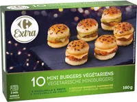 10 mini burgers végétariens