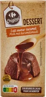 Chocolat dessert au lait saveur caramel