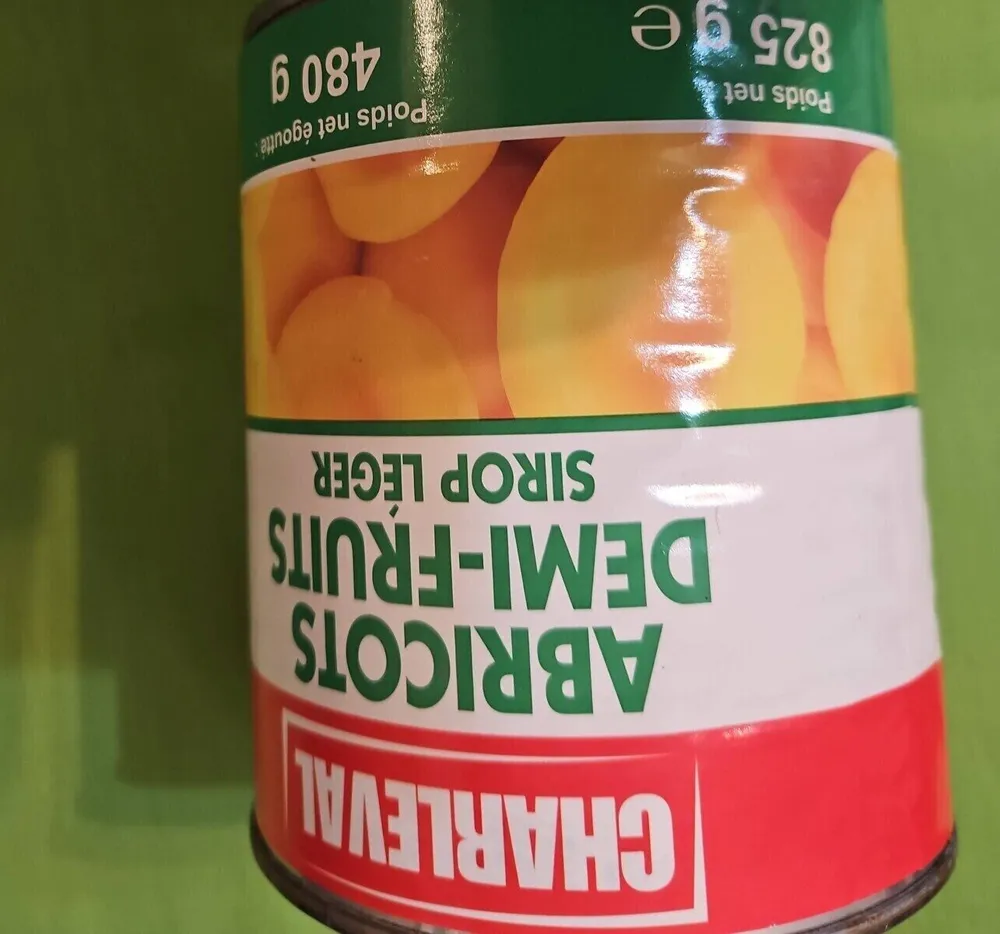 Abricots demi-fruits au sirop léger