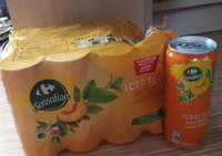 Iced tea saveur pêche