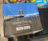 Bûchettes 4g sucre en poudre