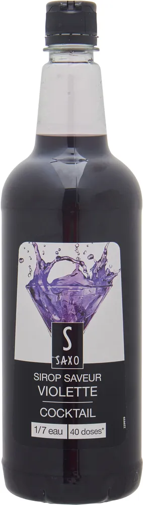 Sirop saveur violette
