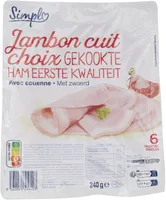 Jambon cuit choix