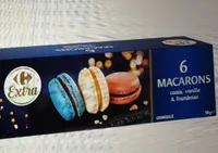 Assortiment de 6 macarons congelés