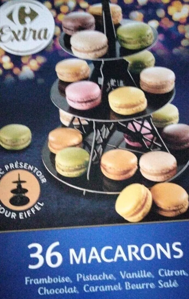 36 macarons congelés