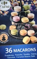 36 macarons congelés