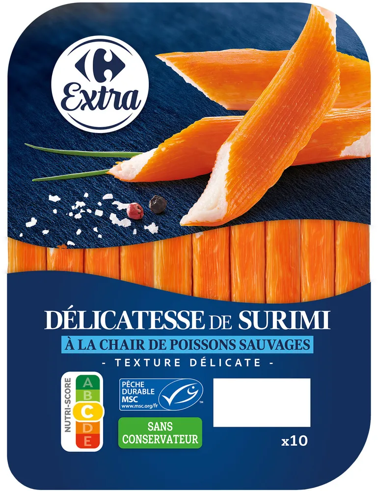 Delicatesse de surimi