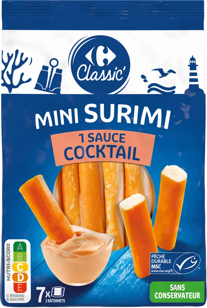 Mini Surimi 1 Sauce cocktail