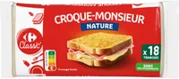 CROQUE-MONSIEUR NATURE Fromage Fondu