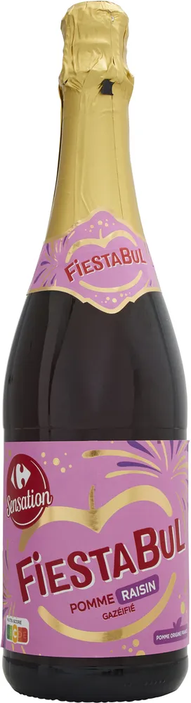 Fiestabul pomme raisin gazéifié