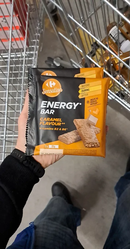 Energy bar au caramel