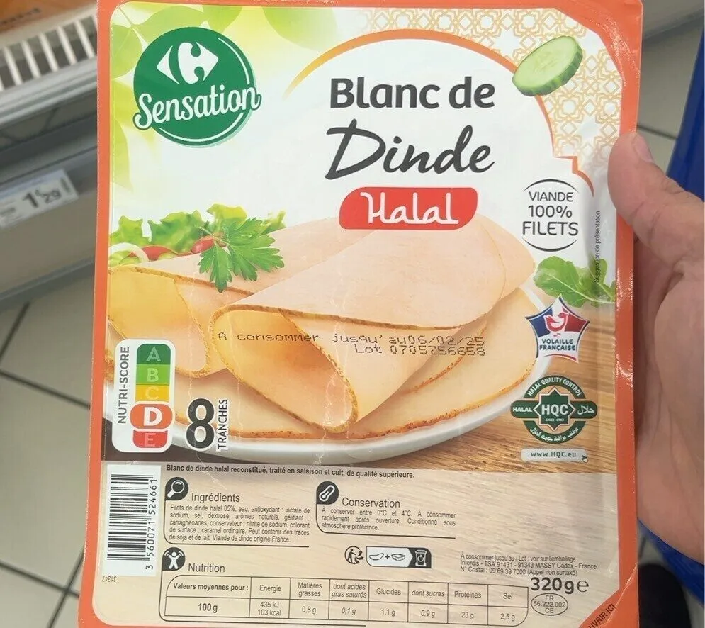 Blanc de dinde halal