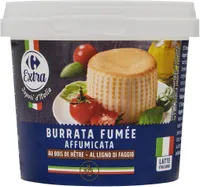 Burrata fumée