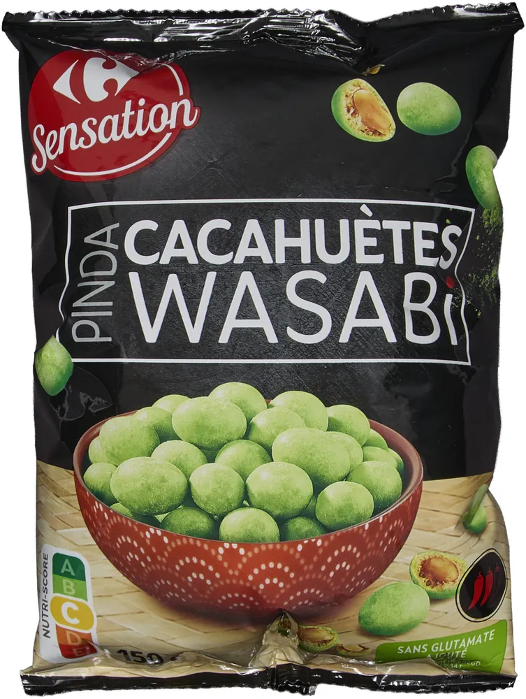 Cacahuètes wasabi