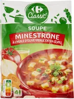 SOUPE MINESTRONE à l'huile d'olive vierge extra (2,4%)