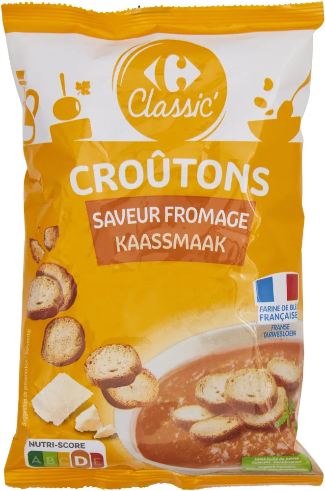 Croûtons saveur fromage
