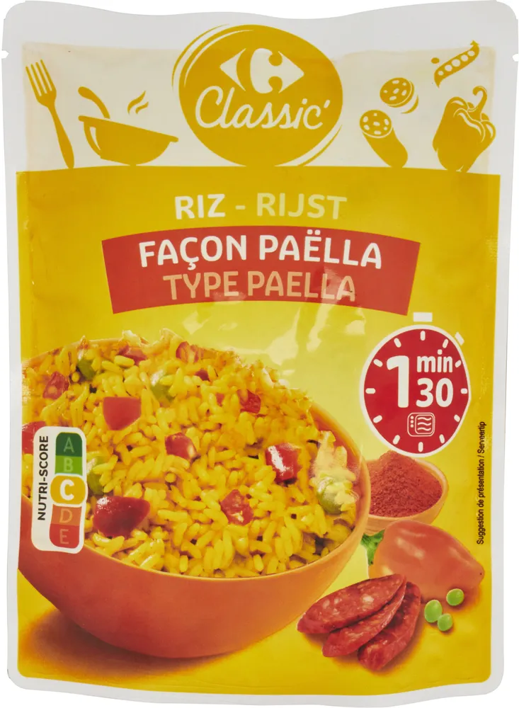 Riz façon paella