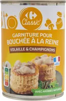 Garniture pour Bouchée à la Reine Volaille & champignons