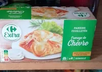 Paniers feuilletés fromage de chèvre